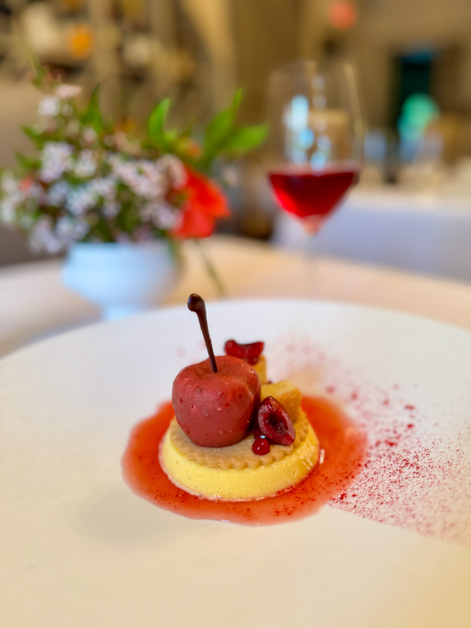 cherry dessert