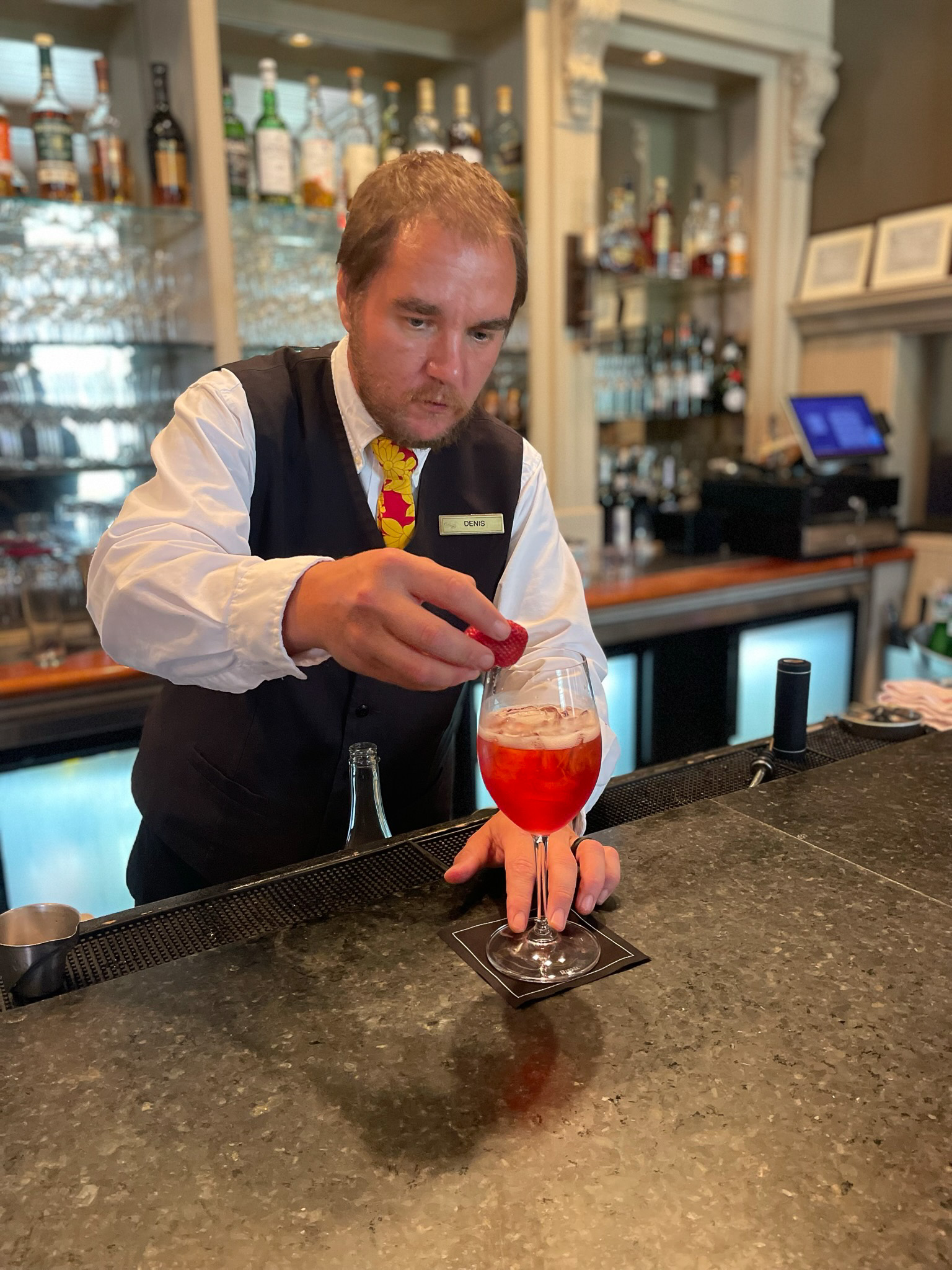 denis and drink